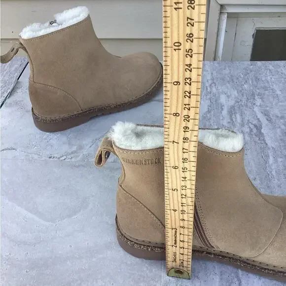 Birkenstock Melrose Shearling Ginger Boots Regular new size 6 - Picture 6 of 7